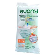 Evony Cerrahi Maske 10 Lu 3 Katlı