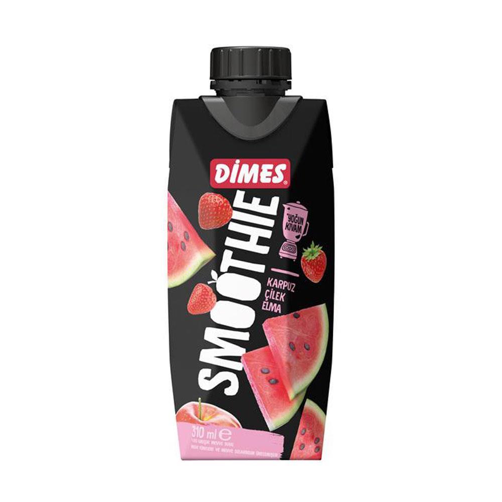 Dimes Smoothie %100 Meyve Suyu 310Ml Karpuz Çilek