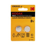 Kodak Uzun Ömürlü Enerji Cr2032*2