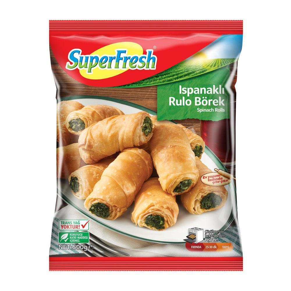 SuperFresh Rulo Börek 500Gr Ispanaklı