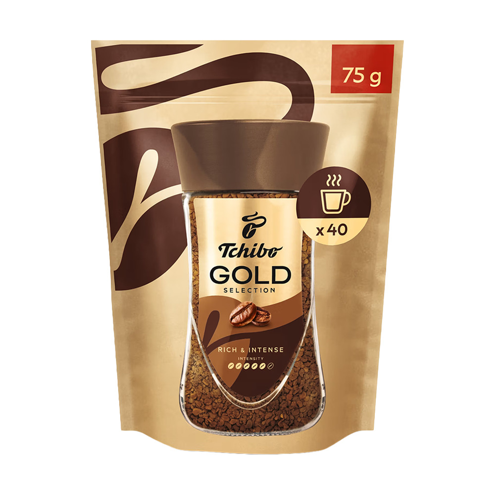 Tchibo Gold Selection Ekonomik Paket Çözünebilir Kahve 75 Gr