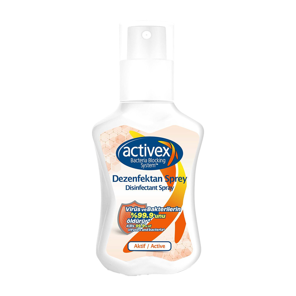 Activex Antibakteriyel Dezenfektan Sprey 100Ml