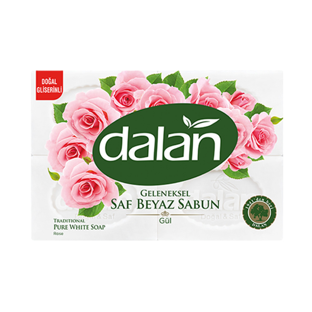 Dalan Saf Gül Sabun 4’lü 600 Gr
