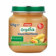 Milupa Organik Kayısı&Muz Püresi 125 Gr.