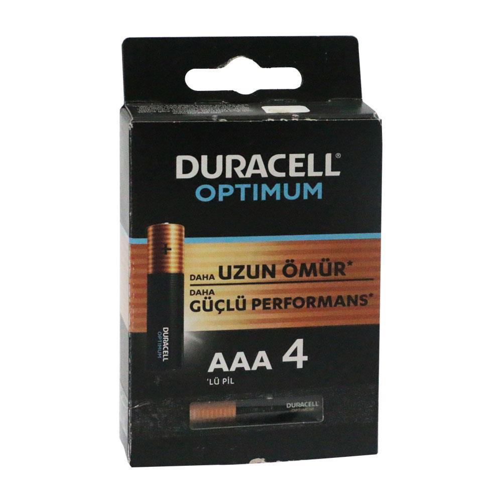 Duracell Optimum İnce Kalem Pil 4'lü AAA