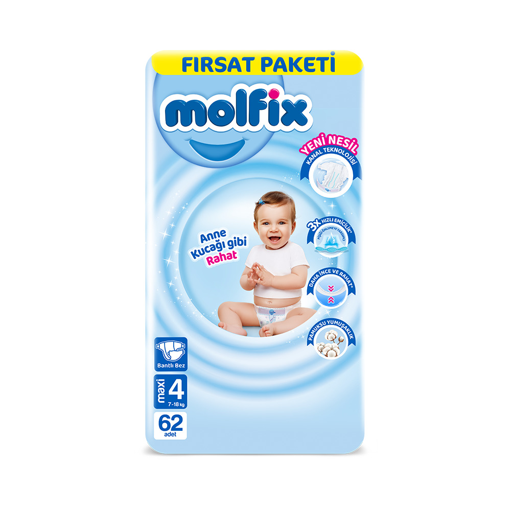 Molfix 3D Maxi Fırsat Paket 62 Li