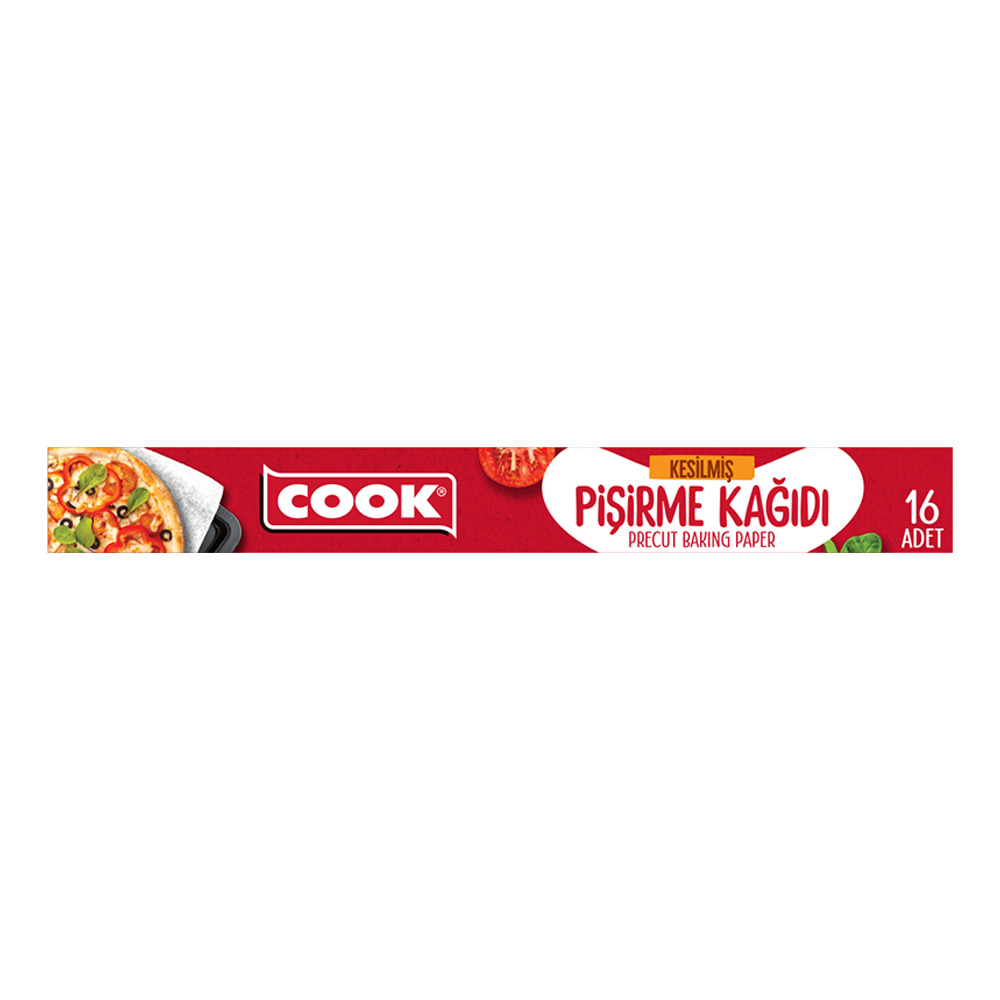 Cook Kesilmiş Pişirme Kağıdı 16 Yaprak 42*37 Cm