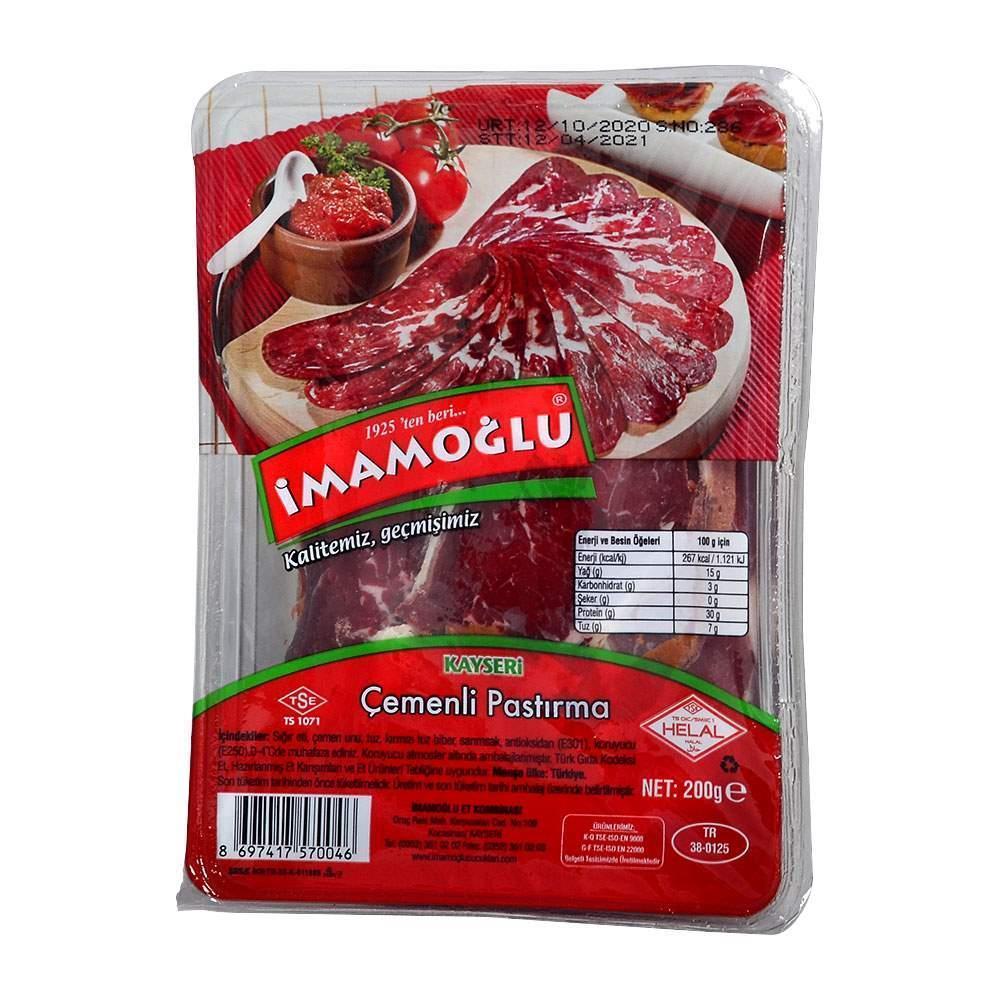 İmamoğlu Dilim Pastırma 200 Gr