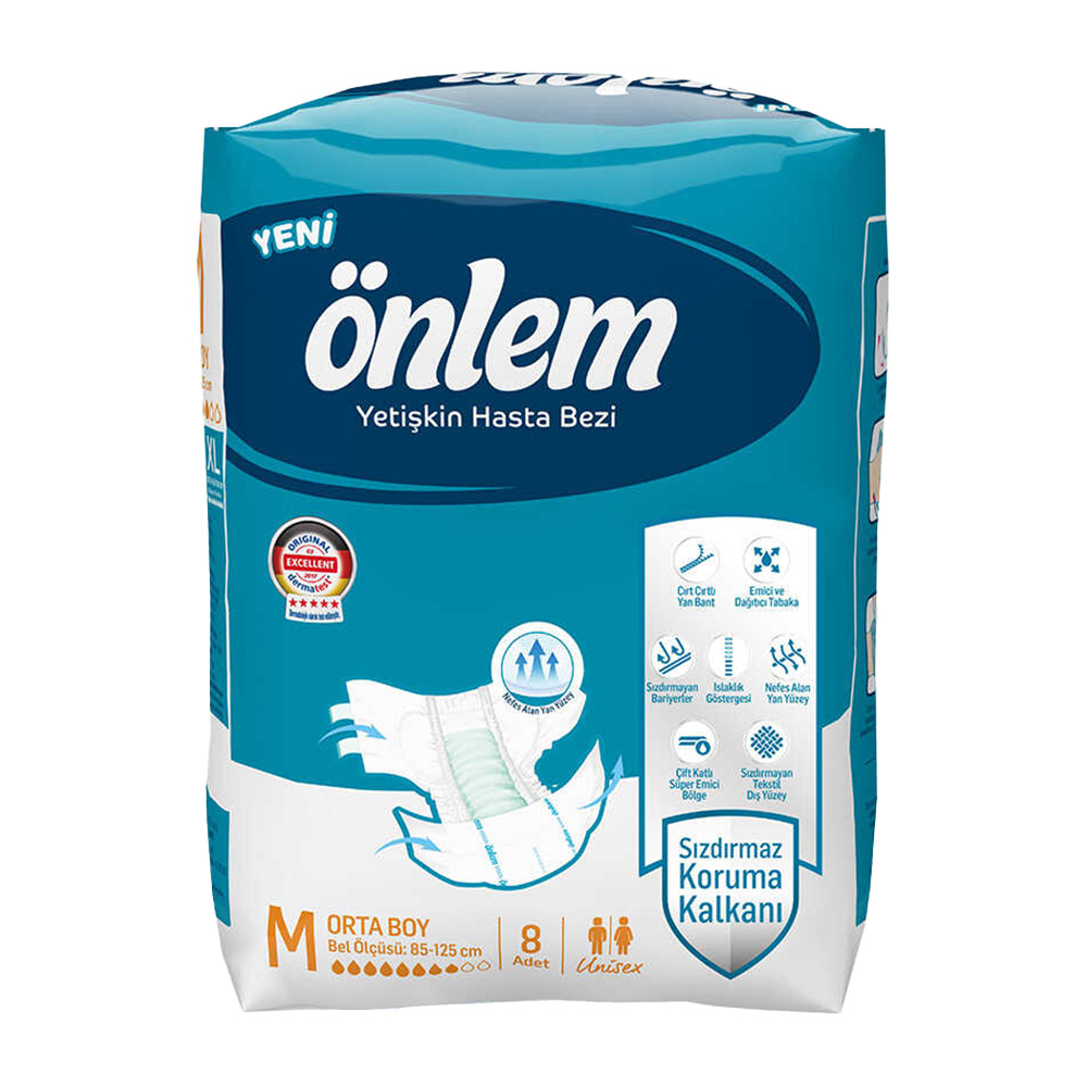 Önlem Hasta Bezi 8 Li Medium