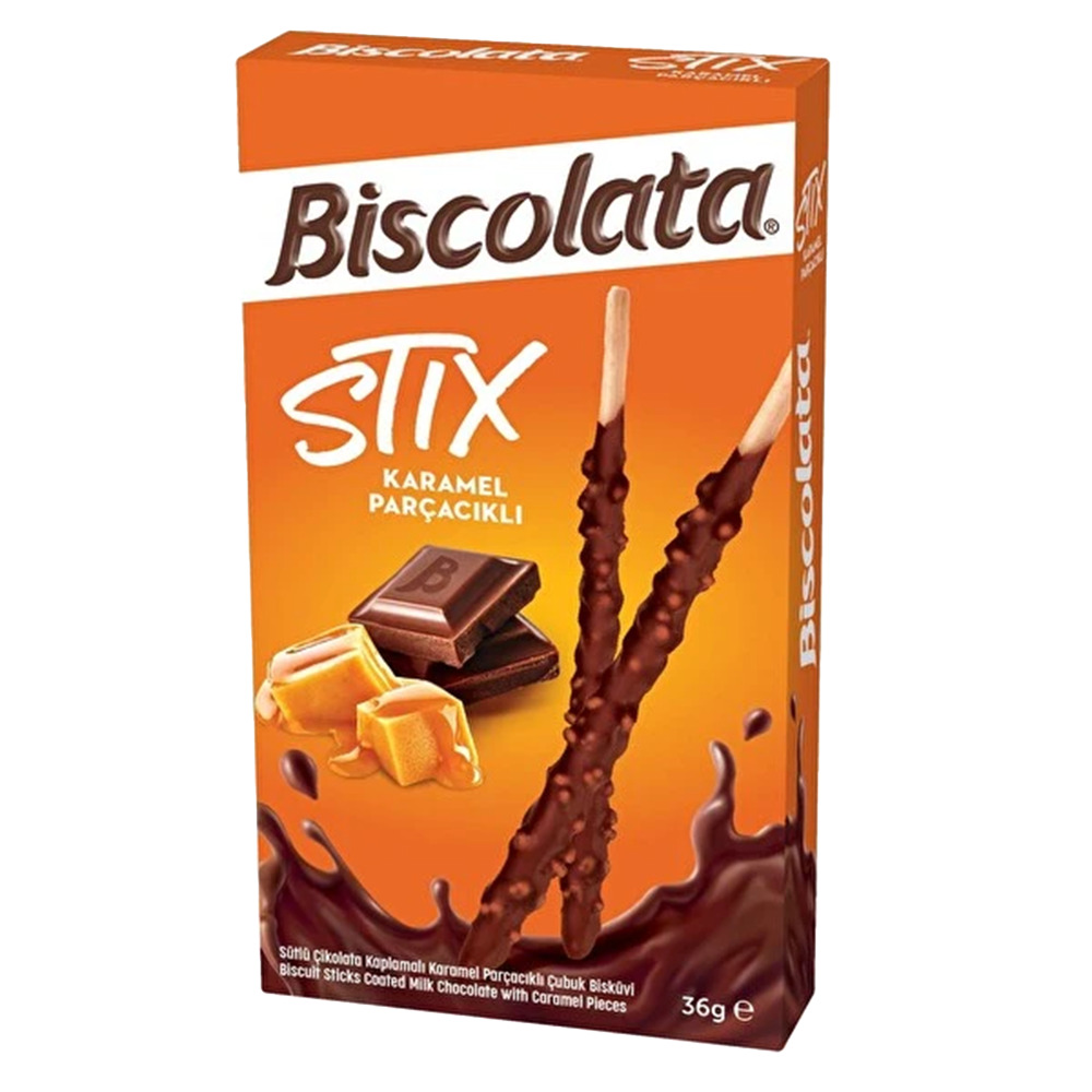 Şölen Bıscolata Stıx 36G Karamel Parçacıklı**