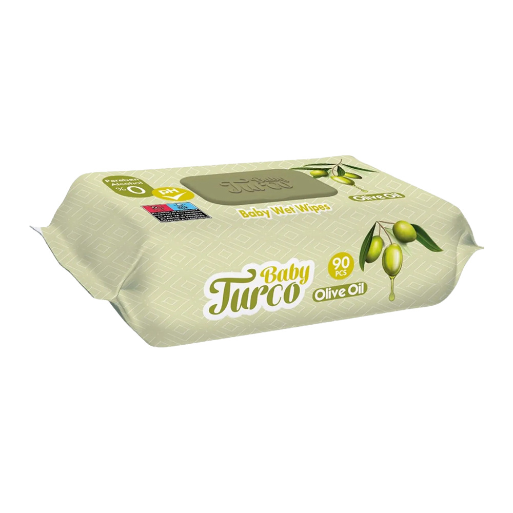 Baby Turco Islak Mendil 90 Lı Zeytin Yağlı