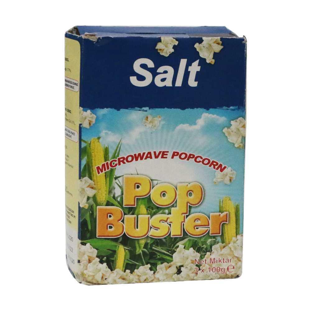 Salt Microwave Popcorn Pop Buster 3*100 Gr