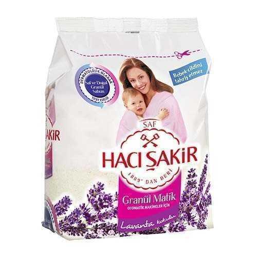 Hacı Şakir Sabun Tozu Granül Matik Lavanta 1000 Gr.