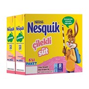 Nestle Nesguik 6*180 Ml Çilekli Süt**