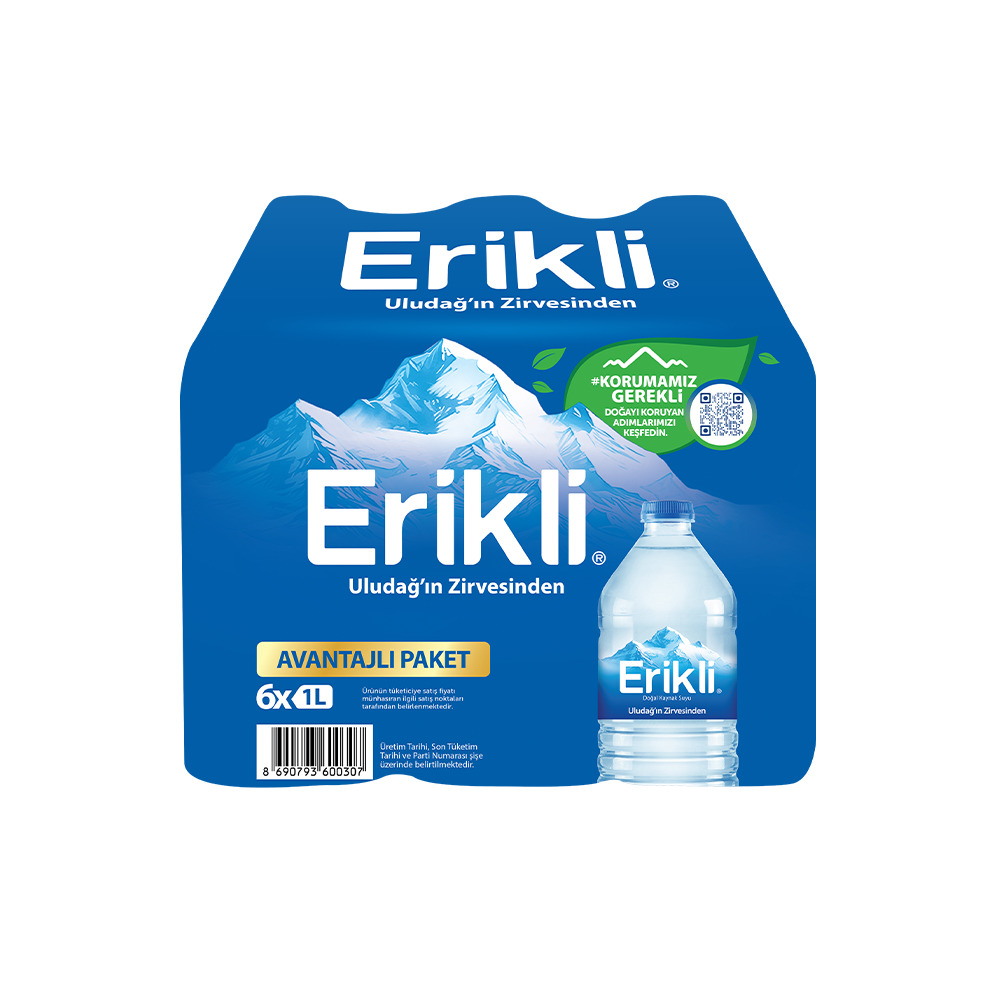 Erikli Su 6’lı 1 Lt 