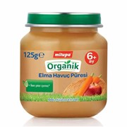 Milupa Organik Elmalı Havuçlu Püre 125 Gr