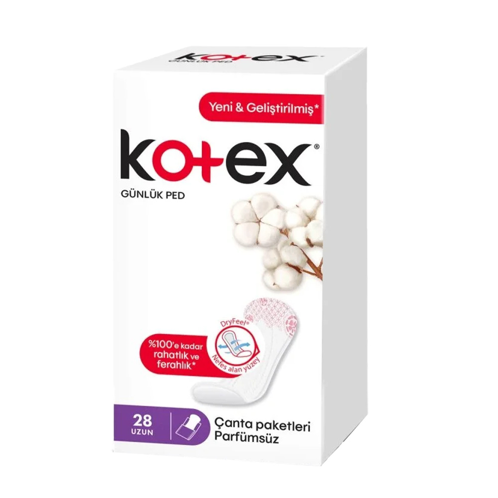 Kotex Uzun Günlük Ped 28`li