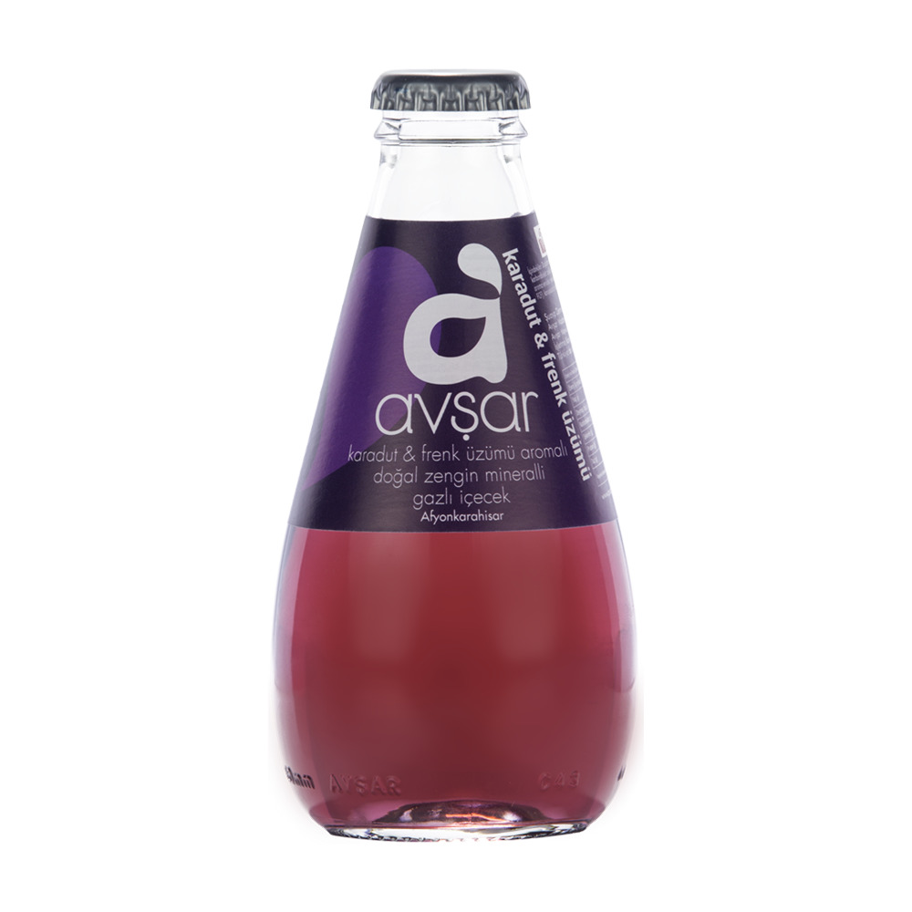 Avşar Meyveli Soda 20 Cl Karadut Frenk Üzümü Aromalı