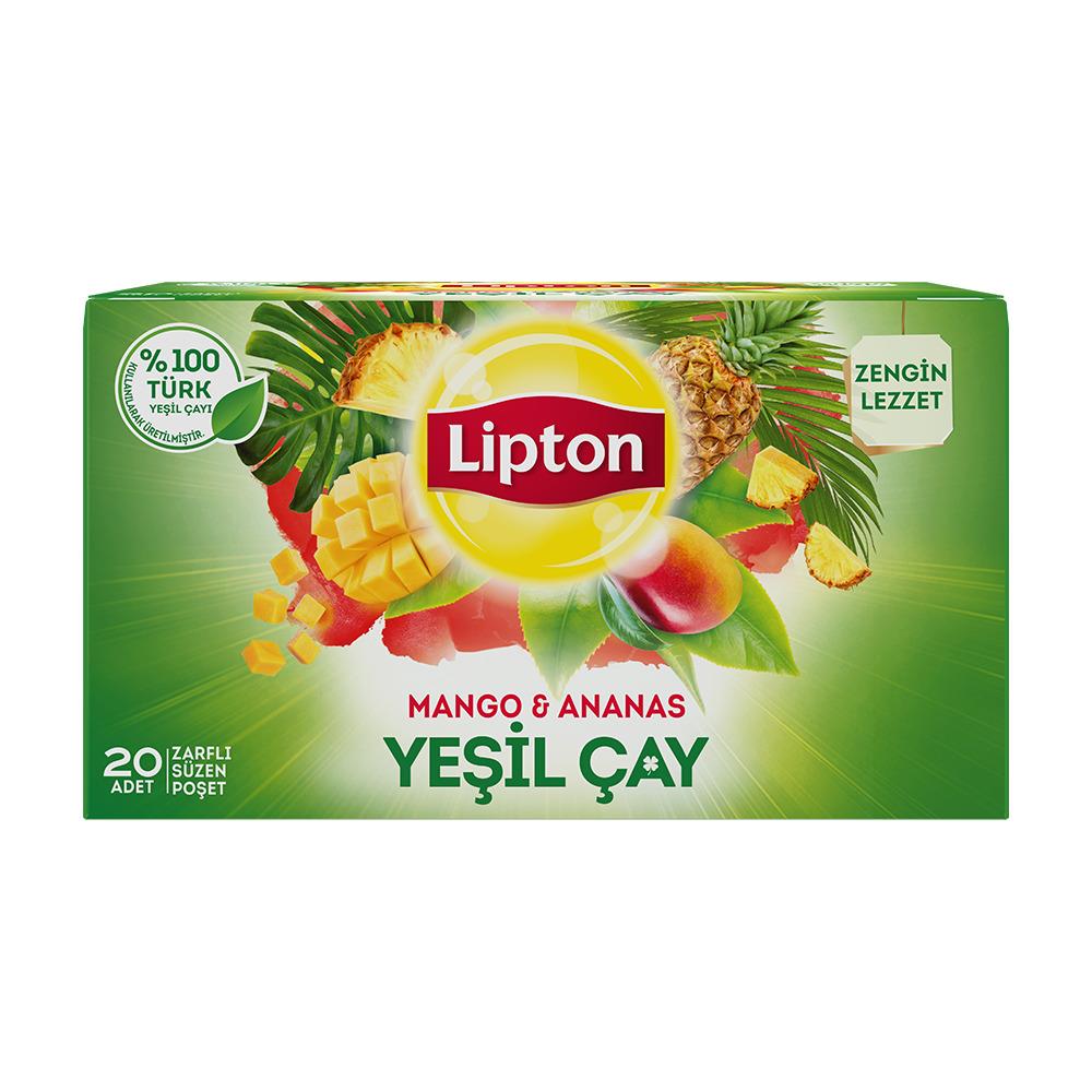 Lipton yeşil Çay 20'li Mango Ananas