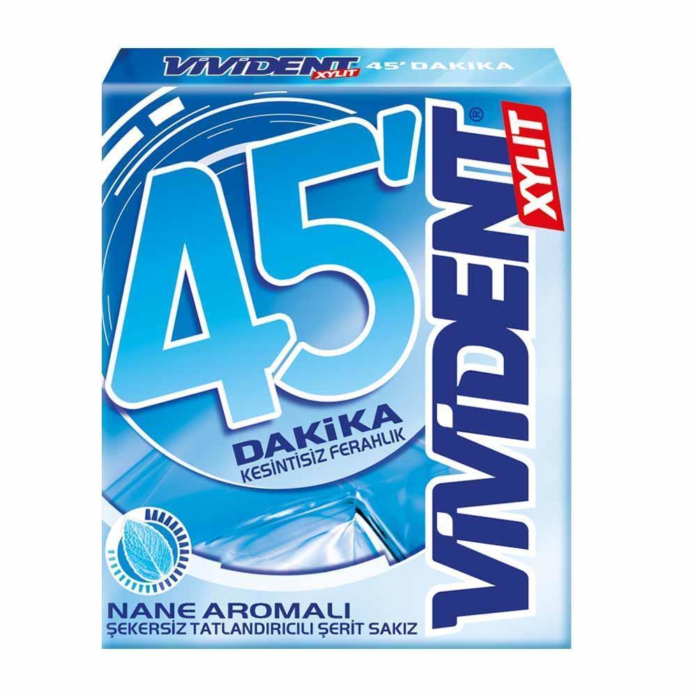 Vivident Cüzdan 45 Dakika Nane Aromalı Sakız
