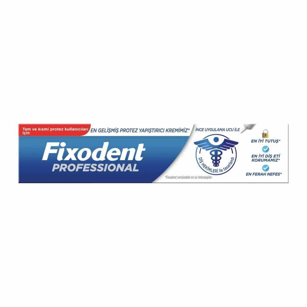 Fixodent Professional En Gelişmiş Protez Yapıştırıcı Krem 40Gr
