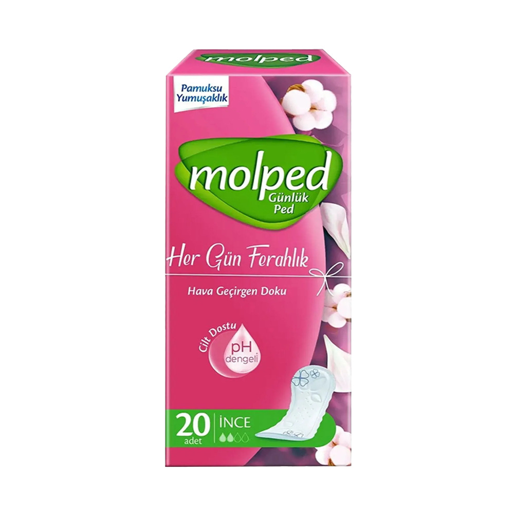 Molped Günlük Bakım Pedi 20Li İnce