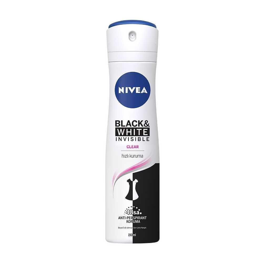 Nivea İnvisible Black & White Bayan Deodorant 150 Ml 