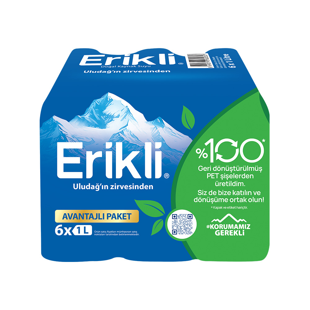 Erikli Su 6’lı 1 Lt 