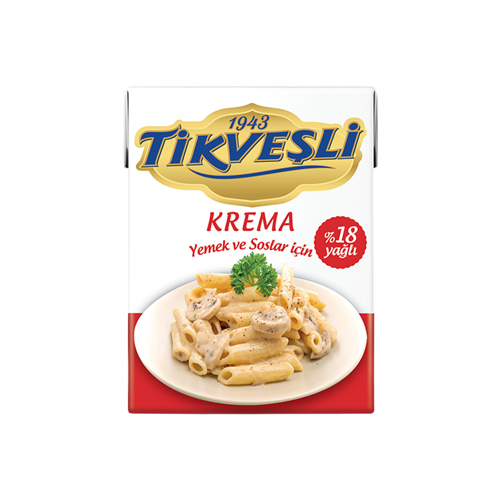 Tikveşli Krema 200 Ml Yemek Ve Soslar İçin