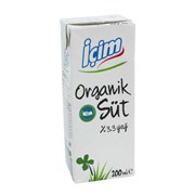 İçim Organik Süt 200Ml