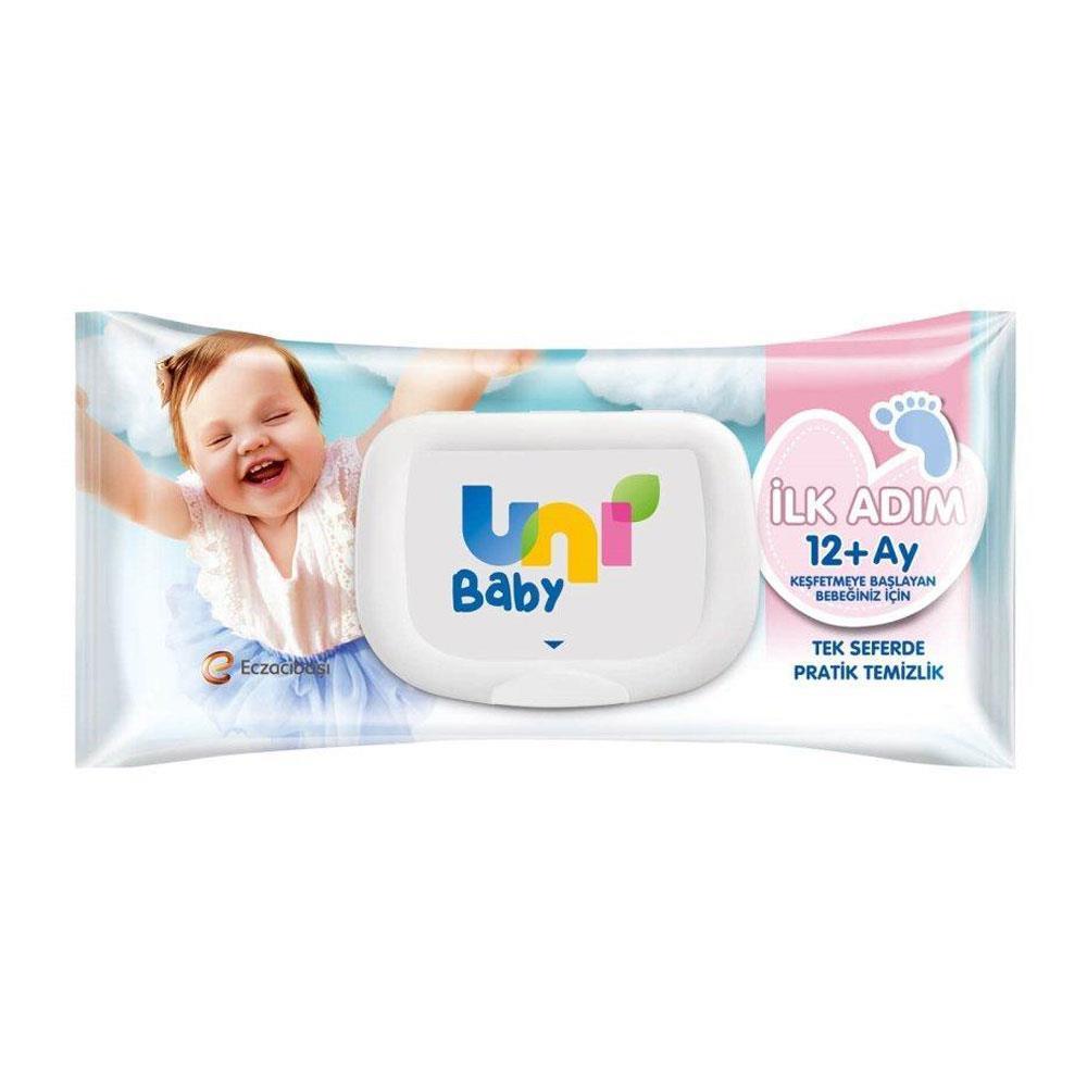 Uni Baby Islak Mendil 52 Li İlk Adım 12 + Ay