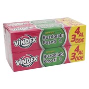 Vindex Orta Boy Buzdolabı Poşeti 4 Al 3 Öde 80 Lı 24*38 Cm