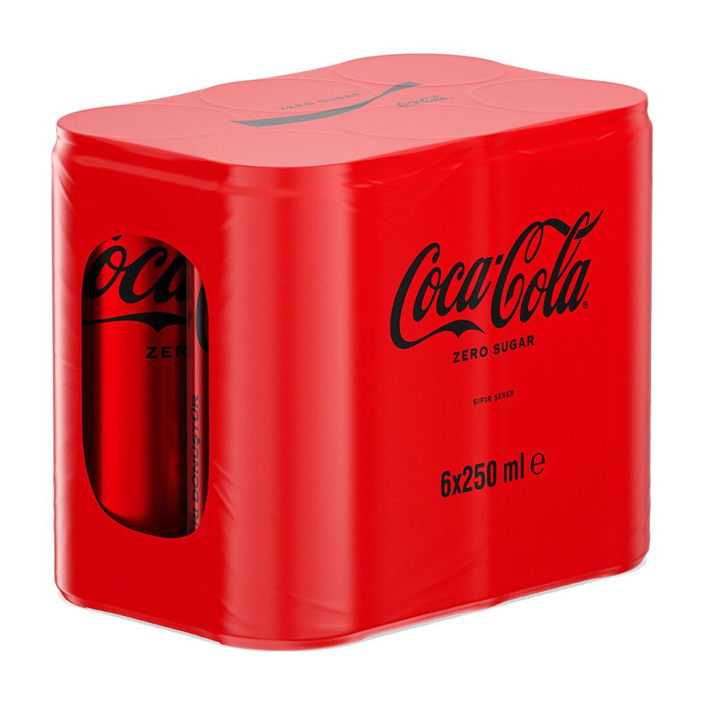 Coca Cola 6*250Ml Sekersız 