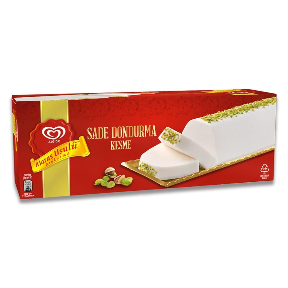 Algida Maraş Usulü Kesme Sade Dondurma 650 Ml.