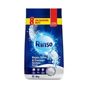Rinso Toz Deterjan 8Kg Beyaz Sirke&Çamaşır Sodası