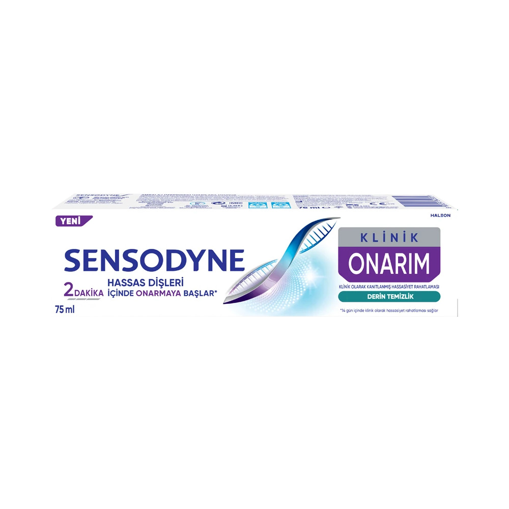 Sensodyne Diş Macunu Klinik Onarım Derin Temizlik 75 Ml