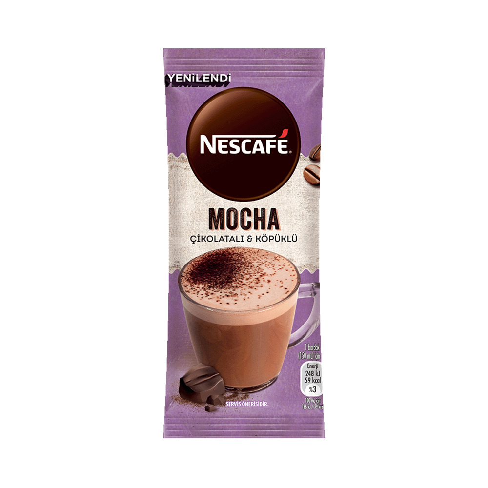 Nestle Nescafe Mocha Çikolatalı Sütlü Köpüklü Kahve 17 Gr 