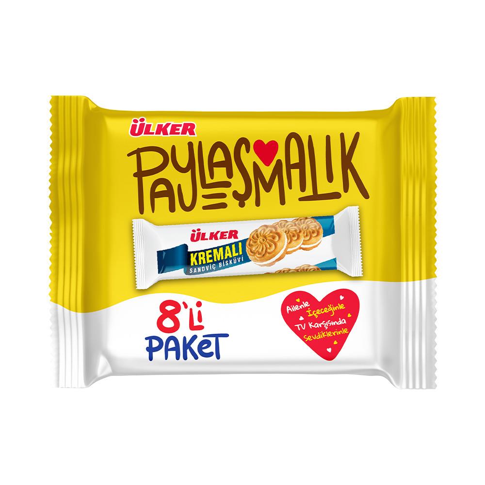 Ülker Kremalı Sandviç Bisküvi 8*61 Gr