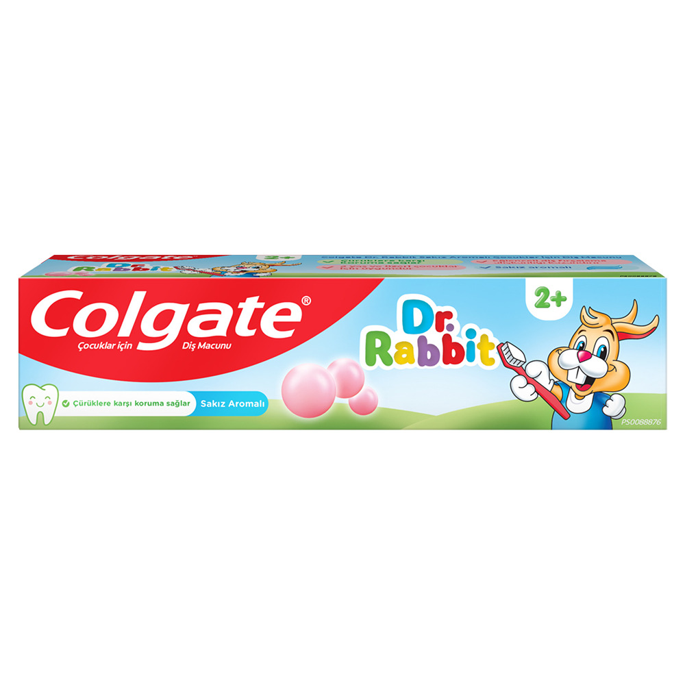 Colgate Dr.Rabbit Çocuk Diş Macunu Sakız Aromalı 50 Ml