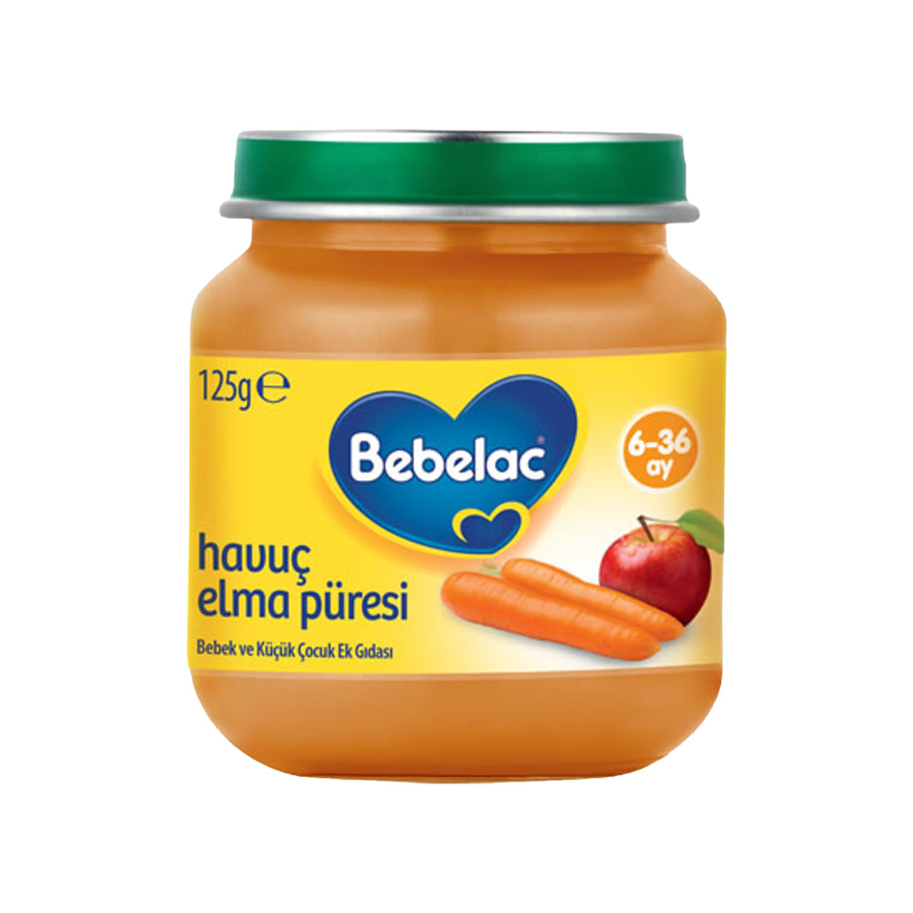 Bebelac Havuç&Elma Püresi 125 Gr.