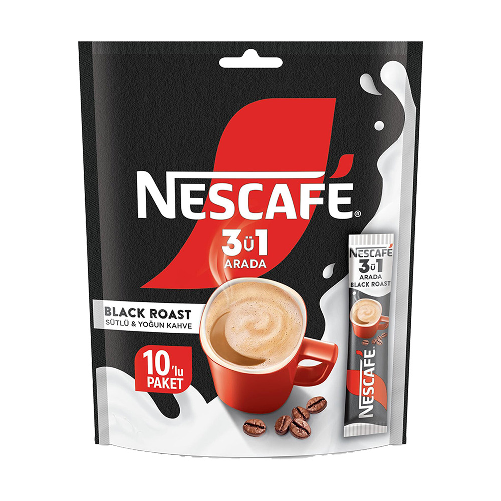 Nescafe Black Roast Kahve 10'lu Kahve