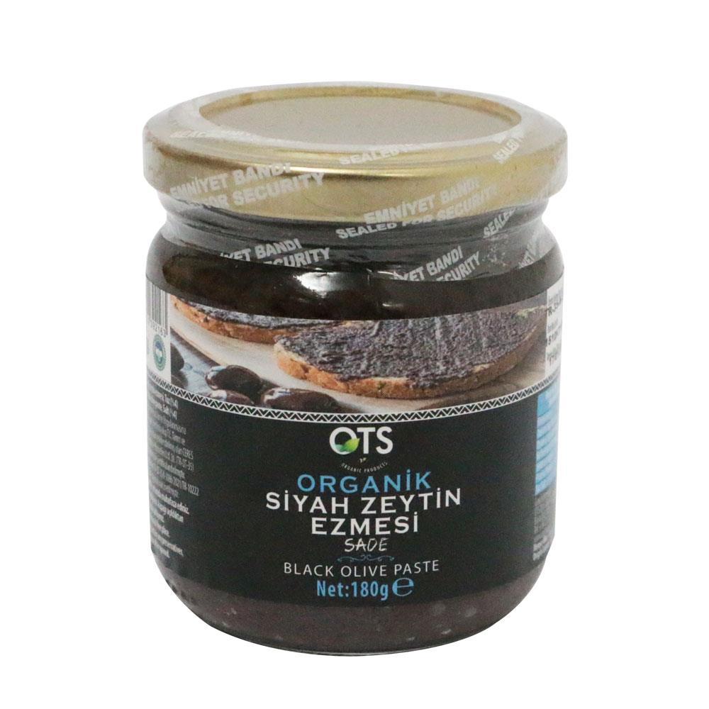 Ots Organik Siyah Zeytin Ezmesi 180Gr