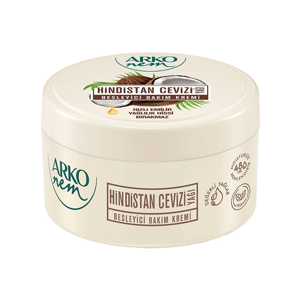 Arko Nem Krem 250 Ml Hindistan Cevizi Yağı 