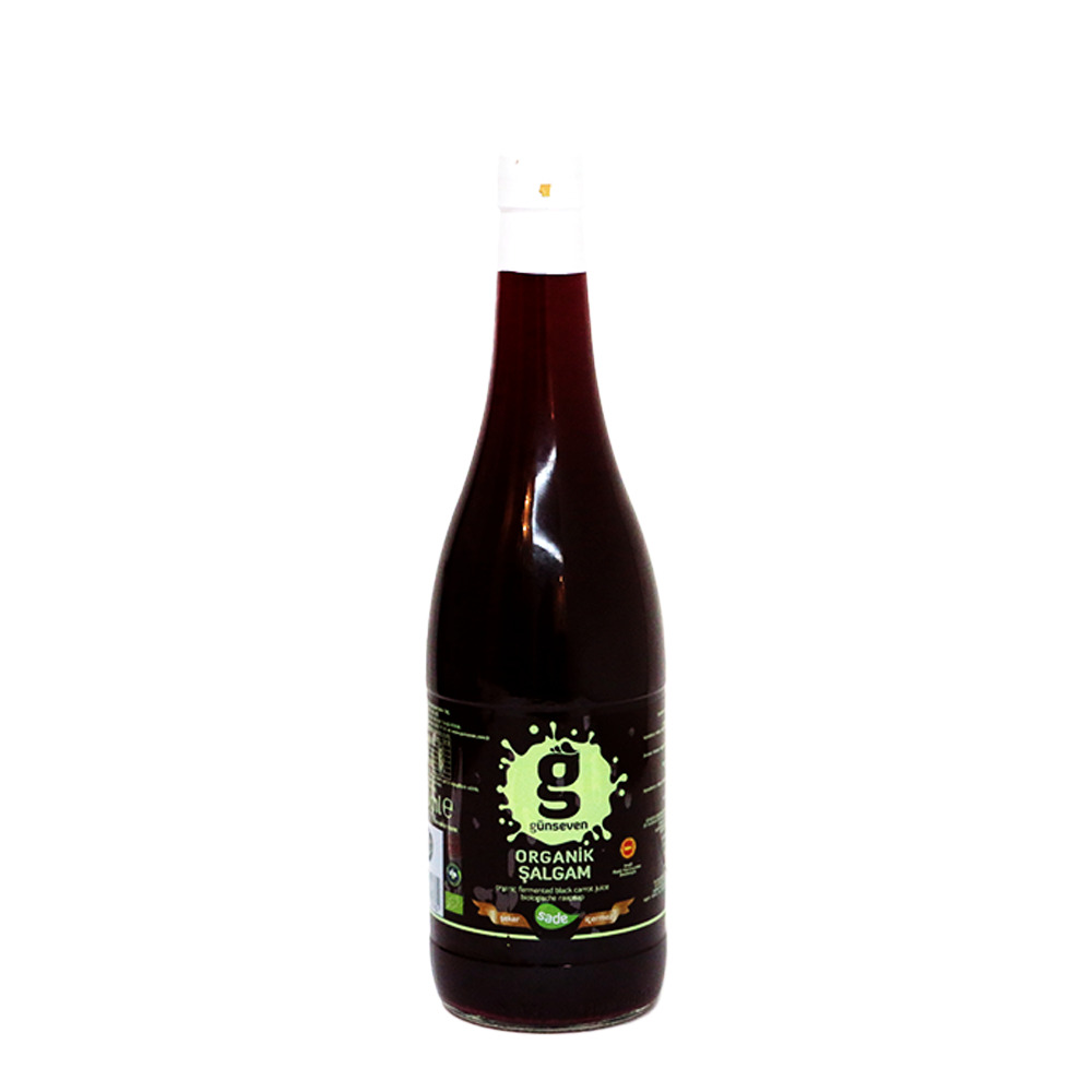 Günseven Organik Sade Şalgam Cam 1 Lt 