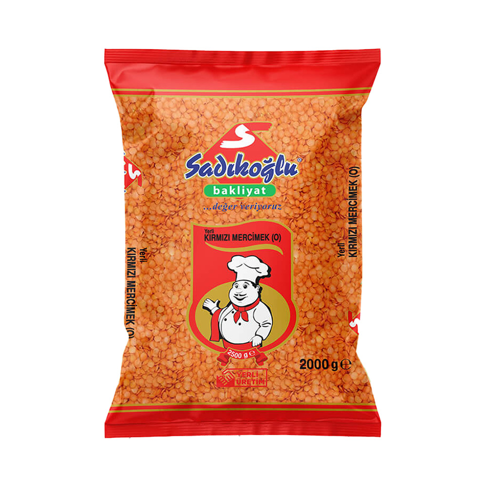 Sadıkoğlu Kırmızı Mercimek Futbol 2000 Gr