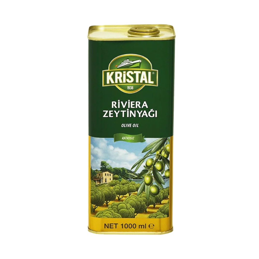 Kristal Riviera Zeytinyağı 1 Lt. Teneke