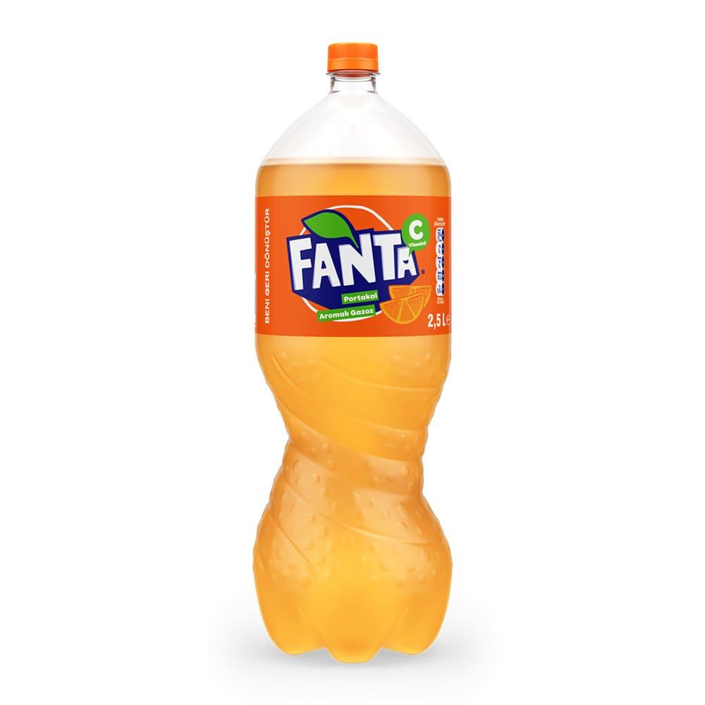 Fanta Portakal 2,5 Lt Pet .