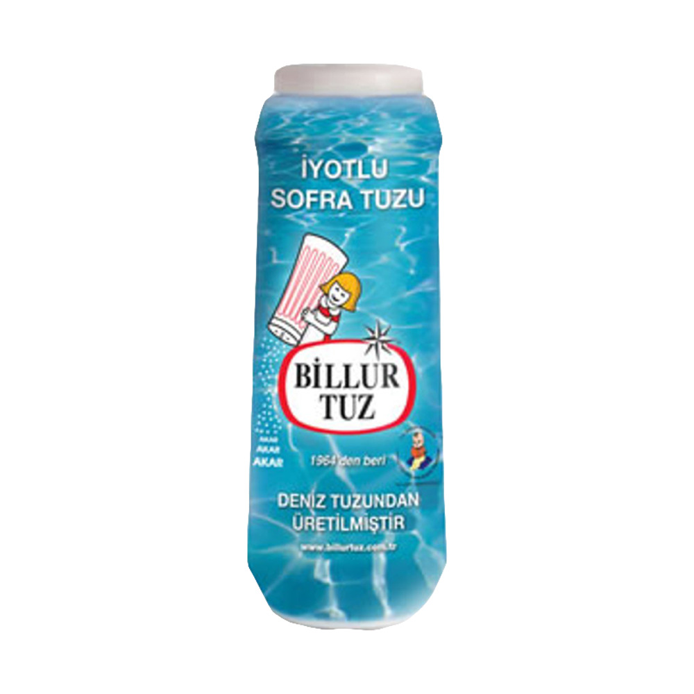 Billur Tuz İyotlu Sofra Tuzu 500 Gr.