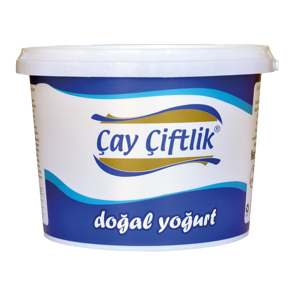 Çay Çiftlik Yarım Yağlı Kova Yoğurt 2000 Gr