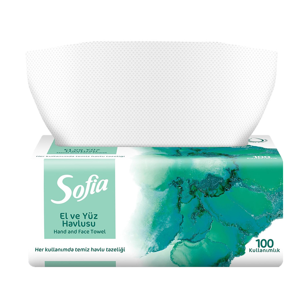 Sofia El Ve Yüz Havlusu 100'Lü